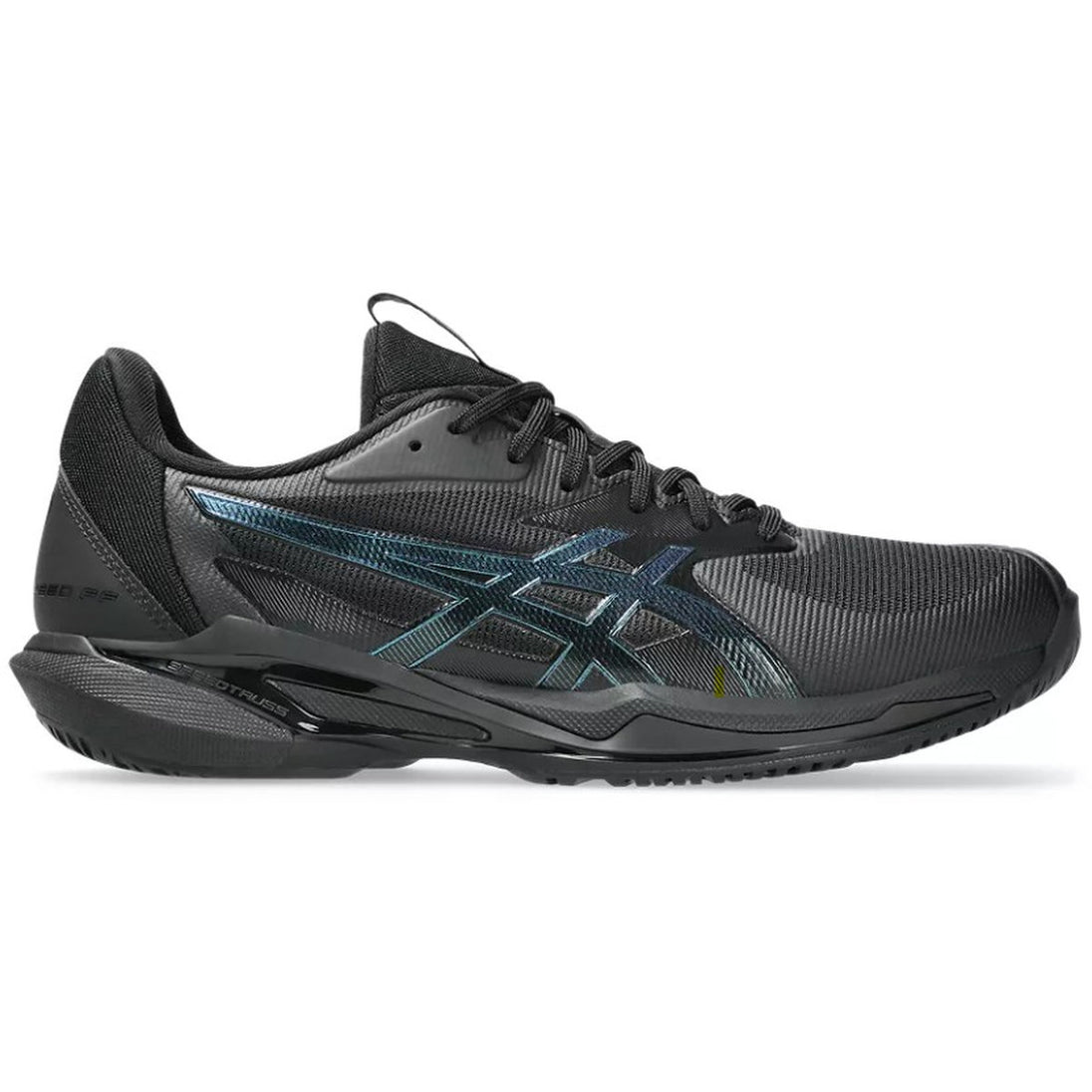 1041A529-960 Asics Men's Solution Speed FF 3 Tennis Shoes (Night Energy Black/Prism Blue)