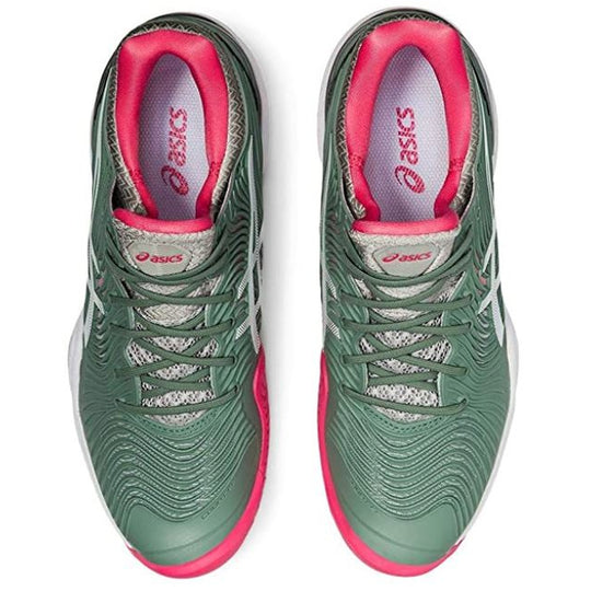 1042A076-021 Asics Women's Court FF 2 Tennis Shoes (Slate Grey/White)
