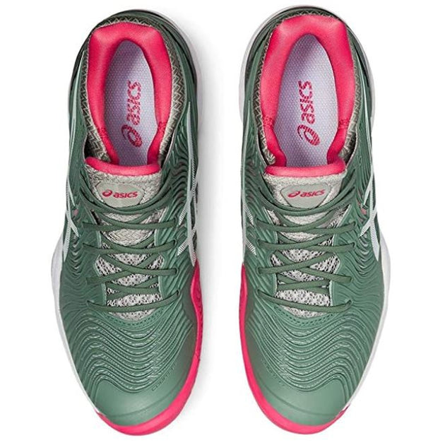 1042A076-021 Asics Women's Court FF 2 Tennis Shoes (Slate Grey/White)