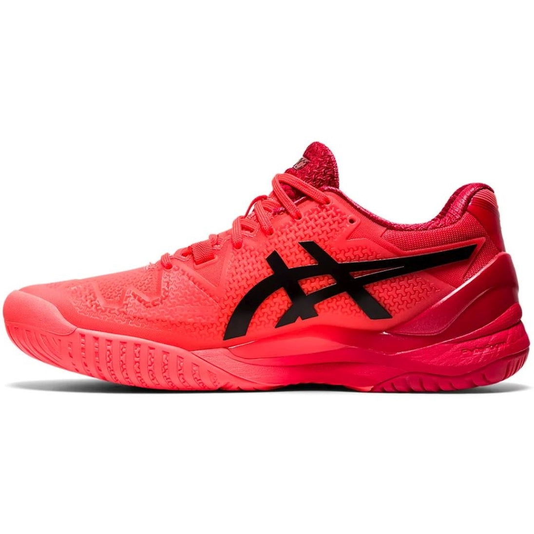 1042A131-701 Asics Women's Gel-Resolution 8 Tokyo Tennis Shoes (Sunrise Red/Eclipse Black)