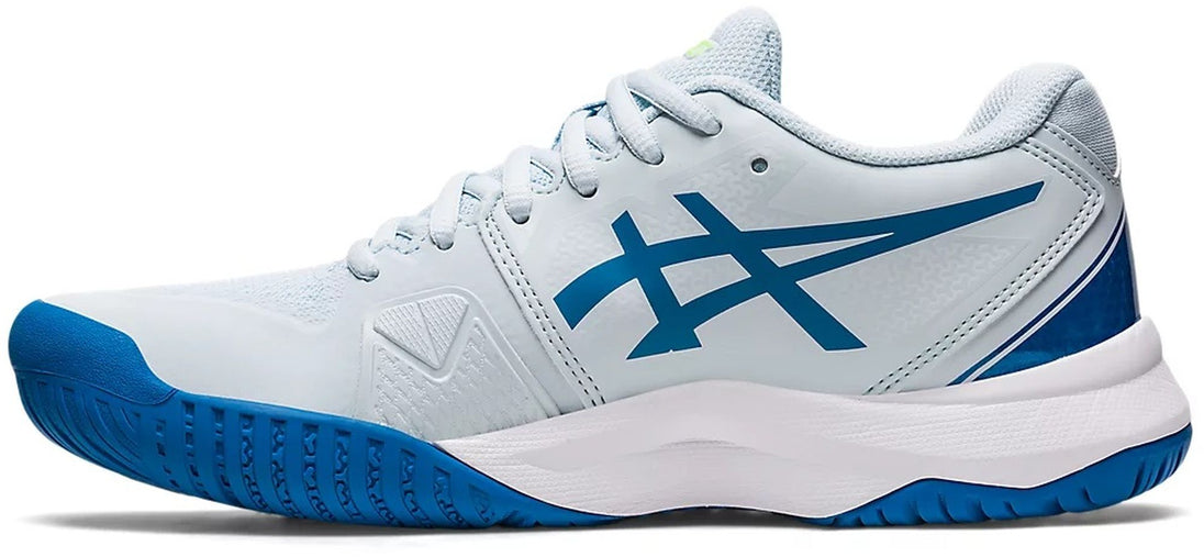 1042A164-404 Asics Women's Gel Challenger 13 Tennis Shoes (Sky/Reborn Blue)