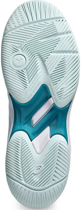 1042A211-406 Asics Women’s Gel-Game 9 Tennis Shoes (Teal Blue/White)