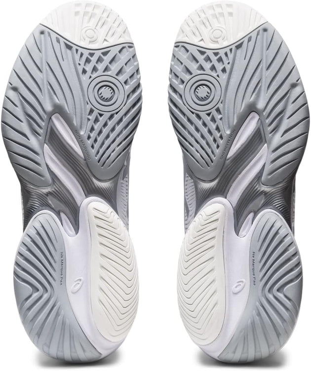 1042A220-100 Asics Women's Court FF 3 Tennis Shoes (White/Pure Silver)
