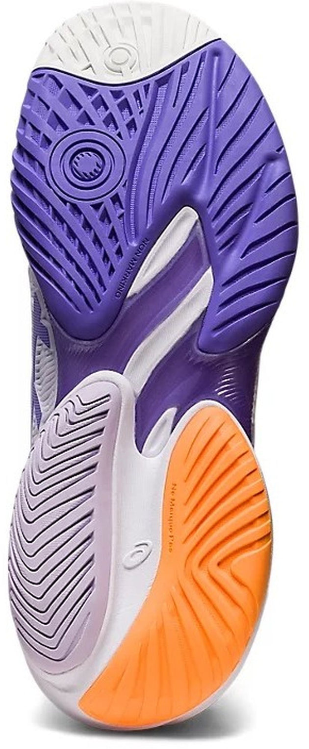1042A220-101 Asics Women's Court FF 3 Tennis Shoes (White/Amethyst)