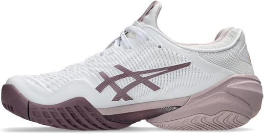 1042A220-104 Asics Women's Court FF 3 Tennis Shoes (White/Watershed Rose)