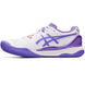 1042A226-101 Asics Women's Gel-Resolution 9 Clay Tennis Shoes (White/Amethyst)