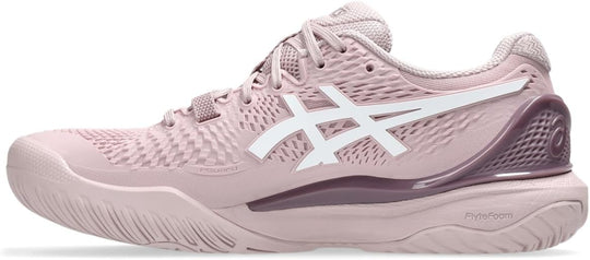 1042A226-701 Asics Women's Gel-Resolution 9 Wide Tennis Shoes (Watershed Rose/White)