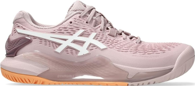 1042A226-701 Asics Women's Gel-Resolution 9 Wide Tennis Shoes (Watershed Rose/White)