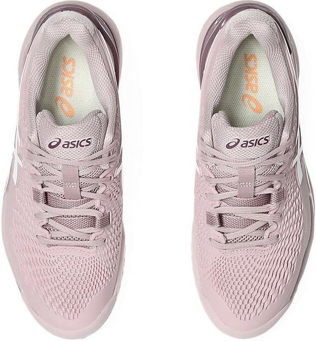 1042A208-701 Asics Women's Gel-Resolution 9 Tennis Shoes (Watershed Rose/White)
