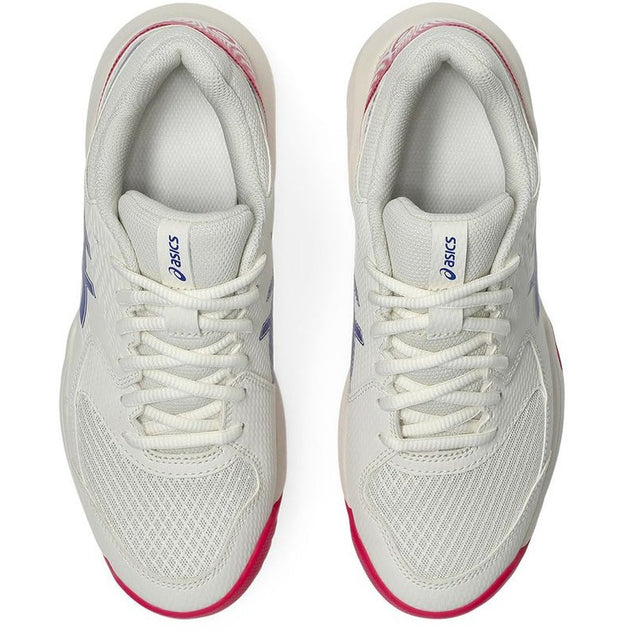 1042A235-105 Asics Women's Gel-Dedicate 8 Tennis Shoes (Cream/Dark Cobalt)