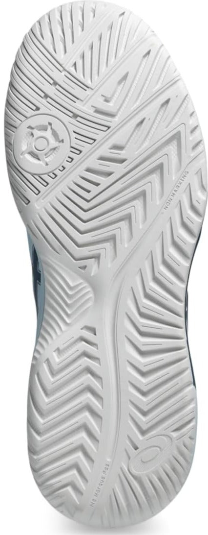 1042A236-020 Asics Women's Gel-Dedicate 8 Pickleball Shoes (Cool Grey/Vintage Indigo)