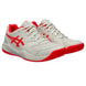 1042A236-103 Asics Women's Gel-Dedicate 8 Pickleball Shoes (Cream/Flash Red)