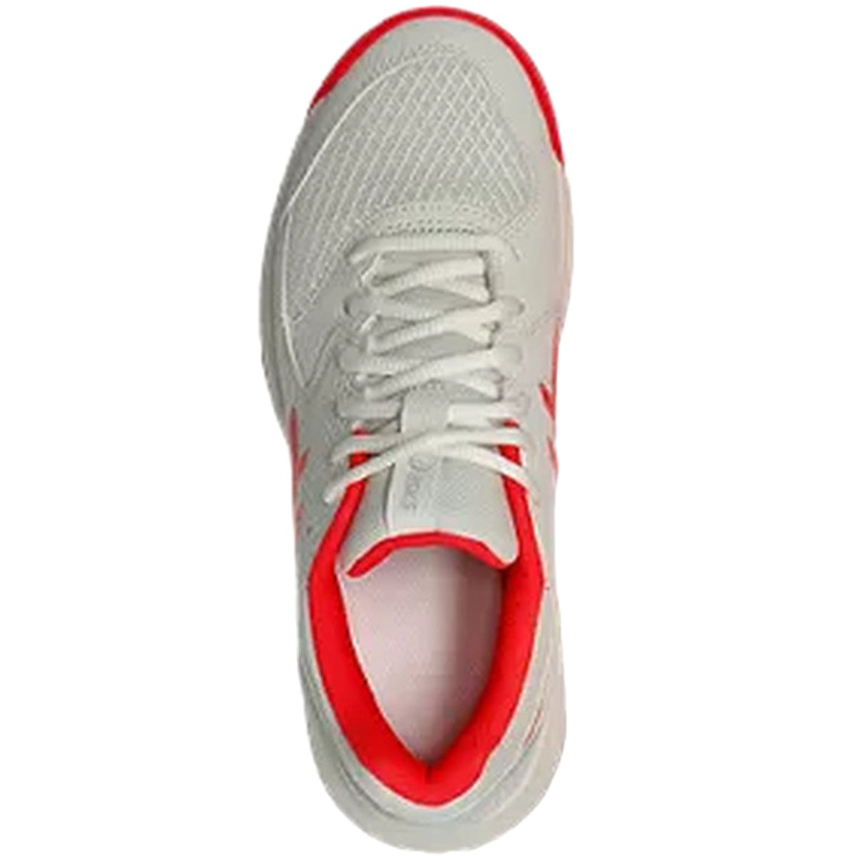 1042A236-103 Asics Women's Gel-Dedicate 8 Pickleball Shoes (Cream/Flash Red)