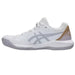 1042A236-104 Asics Women's Gel-Dedicate 8 Pickleball Shoes (White/Dusk Violet)