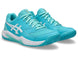 1042A236-400 Asics Women's Gel-Dedicate 8 Pickleball Shoes (Energy Aqua/White)