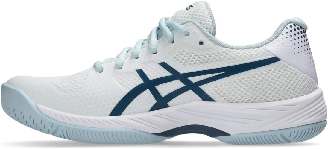 1042A243-100 Asics Women’s Gel-Game 9 Pickleball Shoes (White/Vintage Indigo)