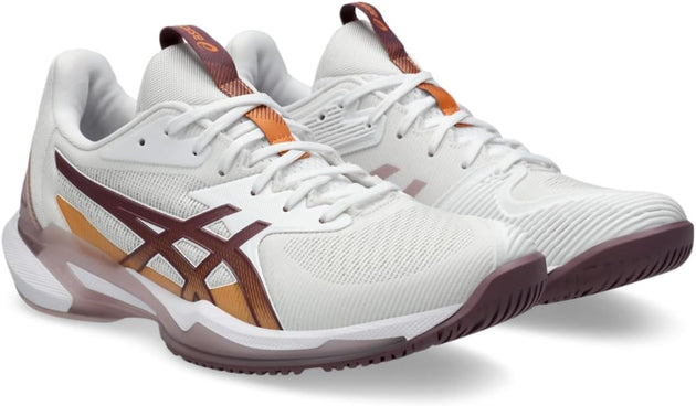 1042A250-102 Asics Women's Solution Speed FF 3 Tennis Shoes (White/Dusty Mauve)