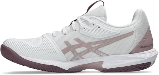 1042A250-102 Asics Women's Solution Speed FF 3 Tennis Shoes (White/Dusty Mauve)