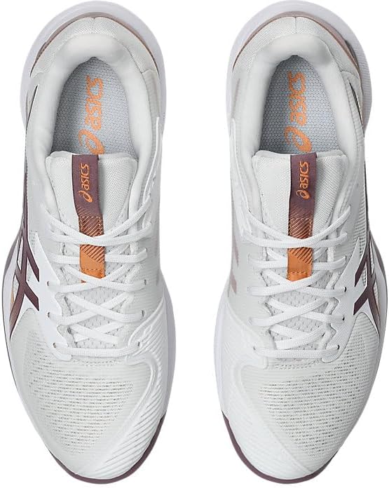 1042A250-102 Asics Women's Solution Speed FF 3 Tennis Shoes (White/Dusty Mauve)