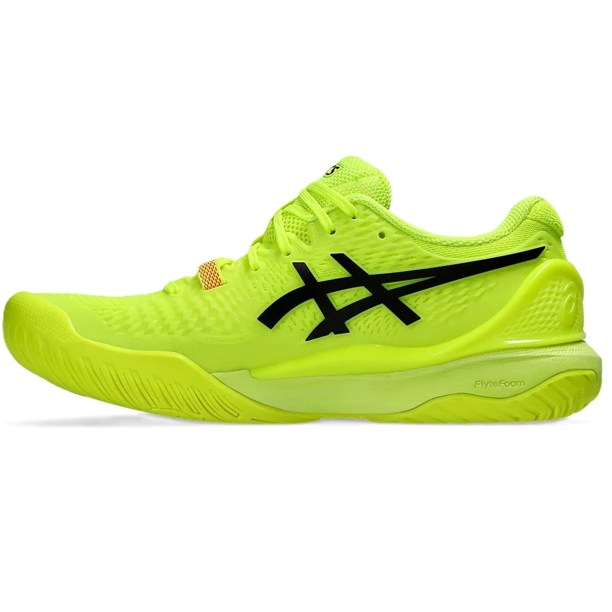 Asics Women's Gel-Resolution 9 Paris Tennis Shoes (Safety Yellow/Black