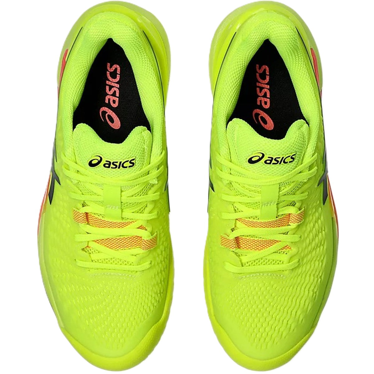 Asics Women's Gel-Resolution 9 Paris Tennis Shoes (Safety Yellow/Black