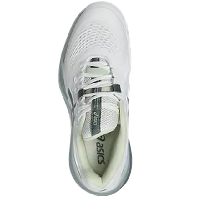 1042A278-102 Asics Women's Gel-Resolution X Wide Tennis Shoes (White/Monument Blue)