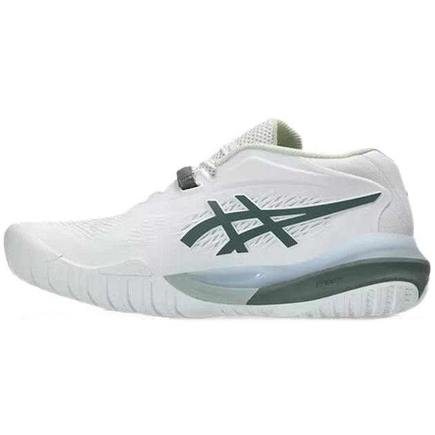 1042A279-102 Asics Women's Gel-Resolution X Tennis Shoes (White/Monument Blue)