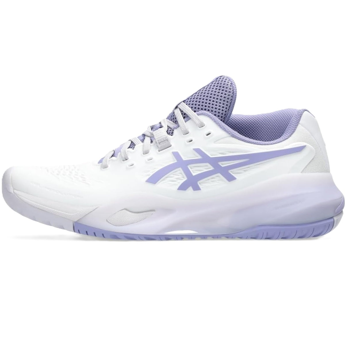 1042A279-105 Asics Women's Gel-Resolution X Tennis Shoes (White/Bluebell)
