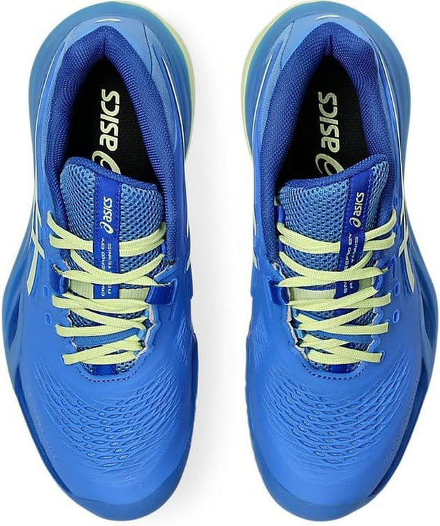 1042A279-400 Asics Women's Gel-Resolution X Tennis Shoes (Blue Coast/Huddle Yellow)