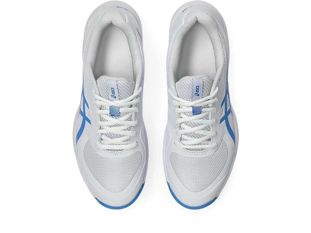 1042A281-100 Asics Women’s Gel-Game FF Tennis Shoes (White/Blue Coast)