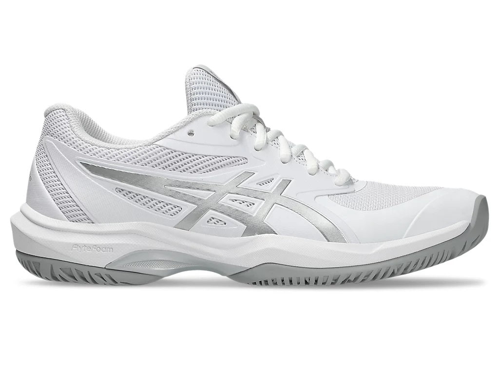 1042A281-101 Asics Women’s Gel-Game FF Tennis Shoes (White Pure Silver)