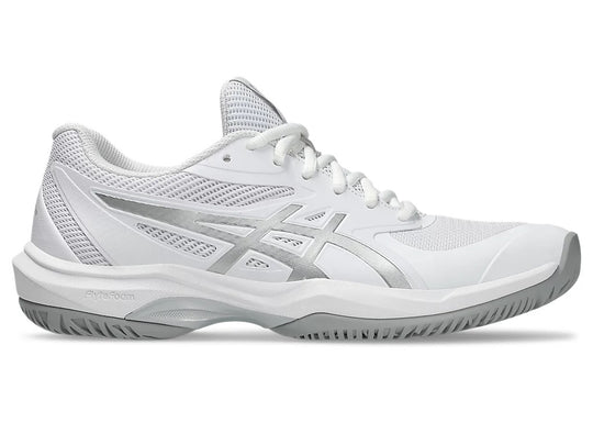1042A281-101 Asics Women’s Gel-Game FF Tennis Shoes (White Pure Silver)