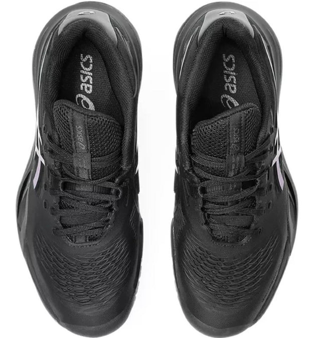 1042A303-960 Asics Women's Gel-Resolution X Tennis Shoes (Night Energy Black/Prism Blue)