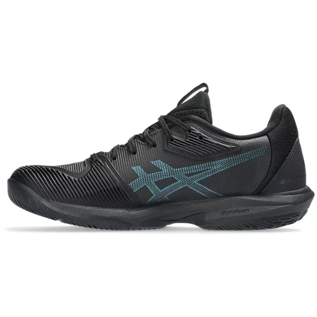 1042A304-960 Asics Women's Solution Speed FF 3 Tennis Shoes (Night Energy Black/Prism Blue)