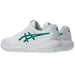 1044A081-101 Asics Juniors Gel-Resolution X GS Tennis Shoes (White/Pitch Green)