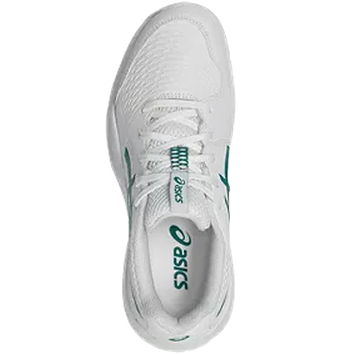 1044A081-101 Asics Juniors Gel-Resolution X GS Tennis Shoes (White/Pitch Green)