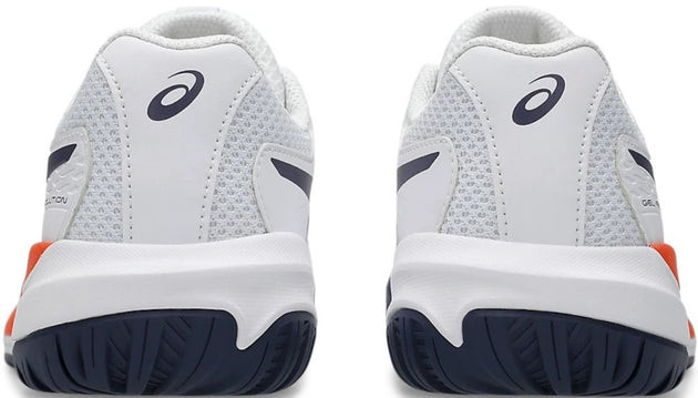 1044A081-110 Asics Juniors Gel-Resolution X GS Tennis Shoes (White Greyish/Purple)