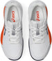 1044A081-110 Asics Juniors Gel-Resolution X GS Tennis Shoes (White Greyish/Purple)