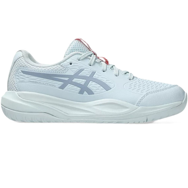 1044A081-403 Asics Junior Gel-Resolution X GS Tennis Shoes (Sky/Grey Blue)