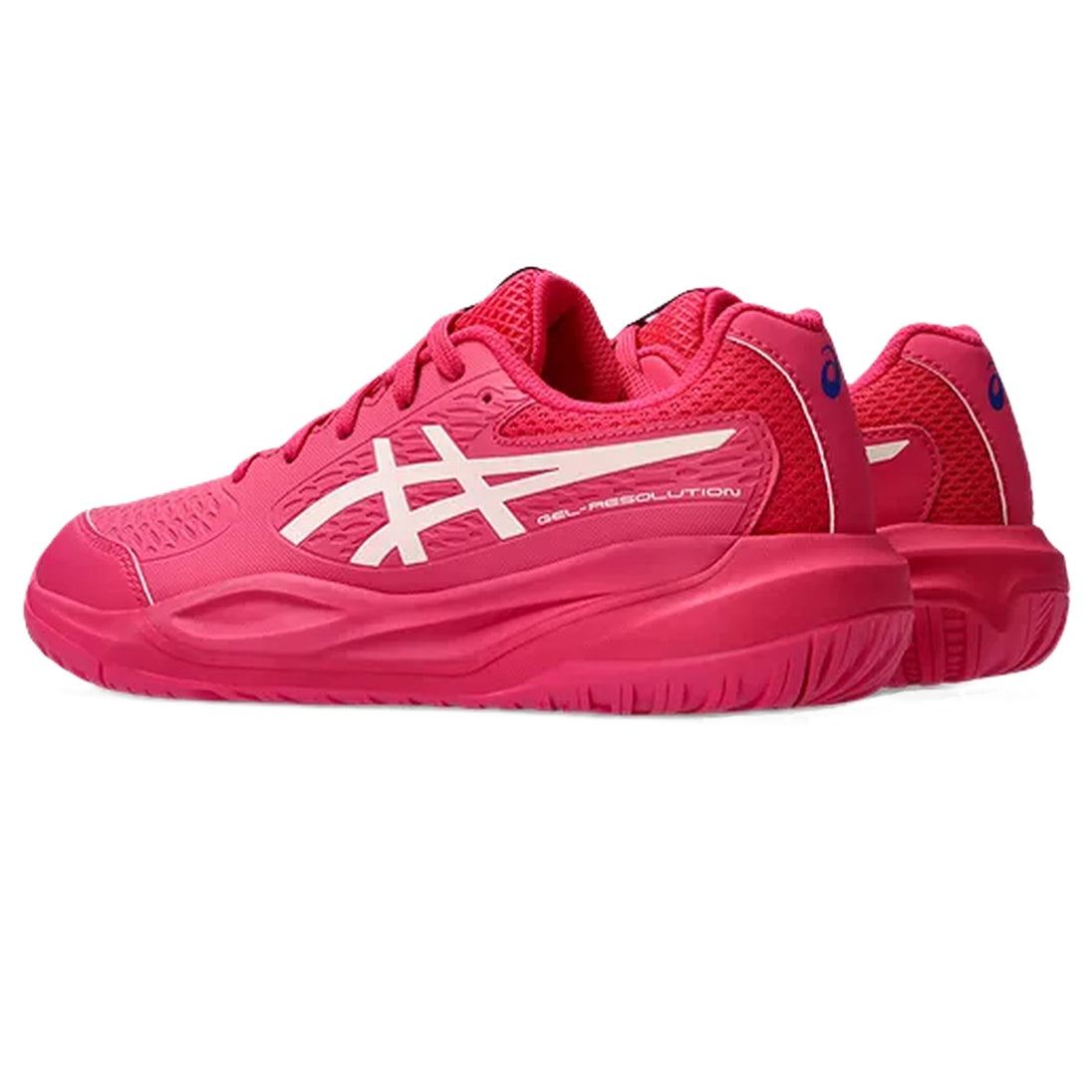 1044A081-700 Asics Juniors Gel-Resolution X GS Tennis Shoes (Bright Rose/Cream)