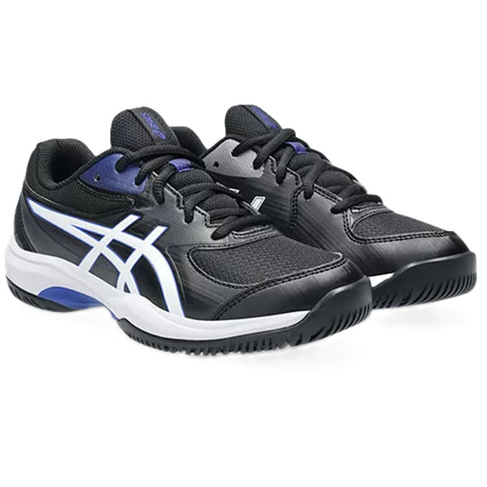 1044A083-001 Asics Juniors Gel-Game GS Tennis Shoes (Black/White)