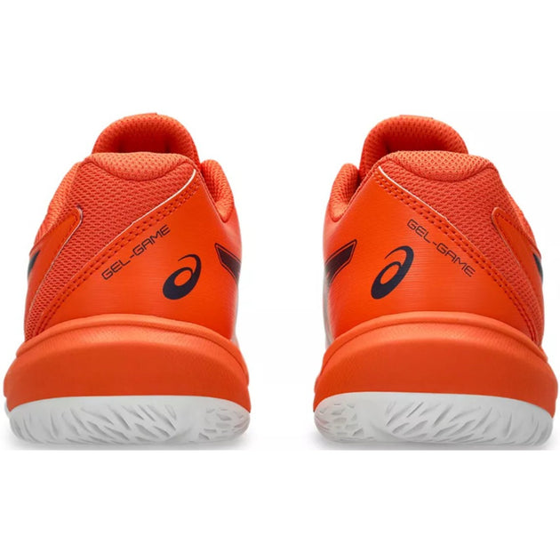 1044A083-800 Asics Juniors Gel-Game GS Tennis Shoes (Nova Orange/Indigo Fog)