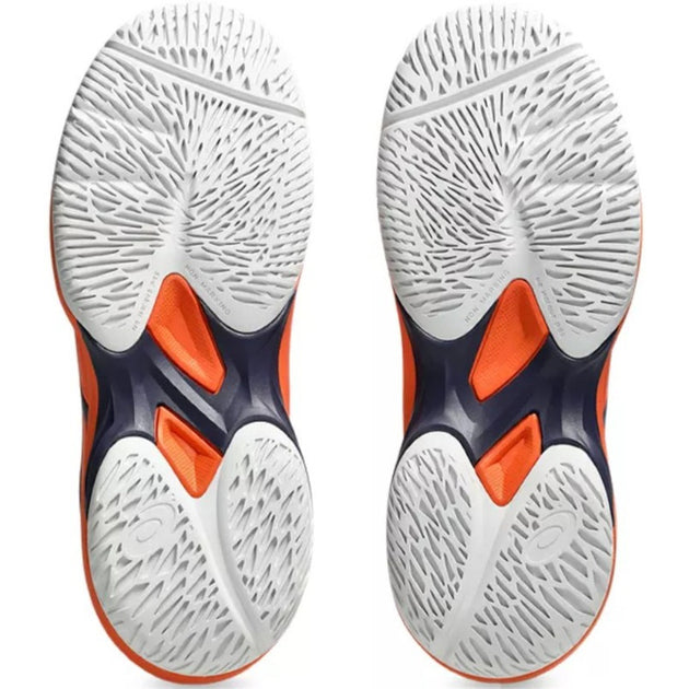 1044A083-800 Asics Juniors Gel-Game GS Tennis Shoes (Nova Orange/Indigo Fog)