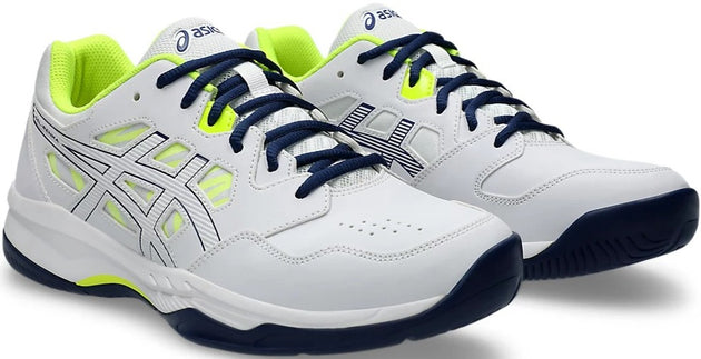 1071A068-105 Asics Men's Gel-Renma Pickleball Shoes (White/Blue Expanse)
