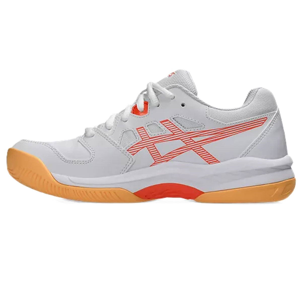 1072A073-105 Asics Women's Gel-Renma Pickleball Shoes (White/Vivid Coral)