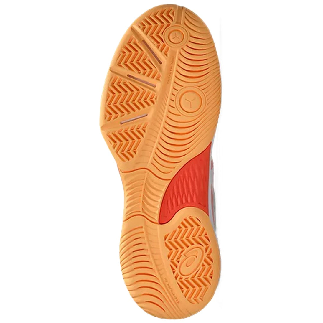 1072A073-105 Asics Women's Gel-Renma Pickleball Shoes (White/Vivid Coral)