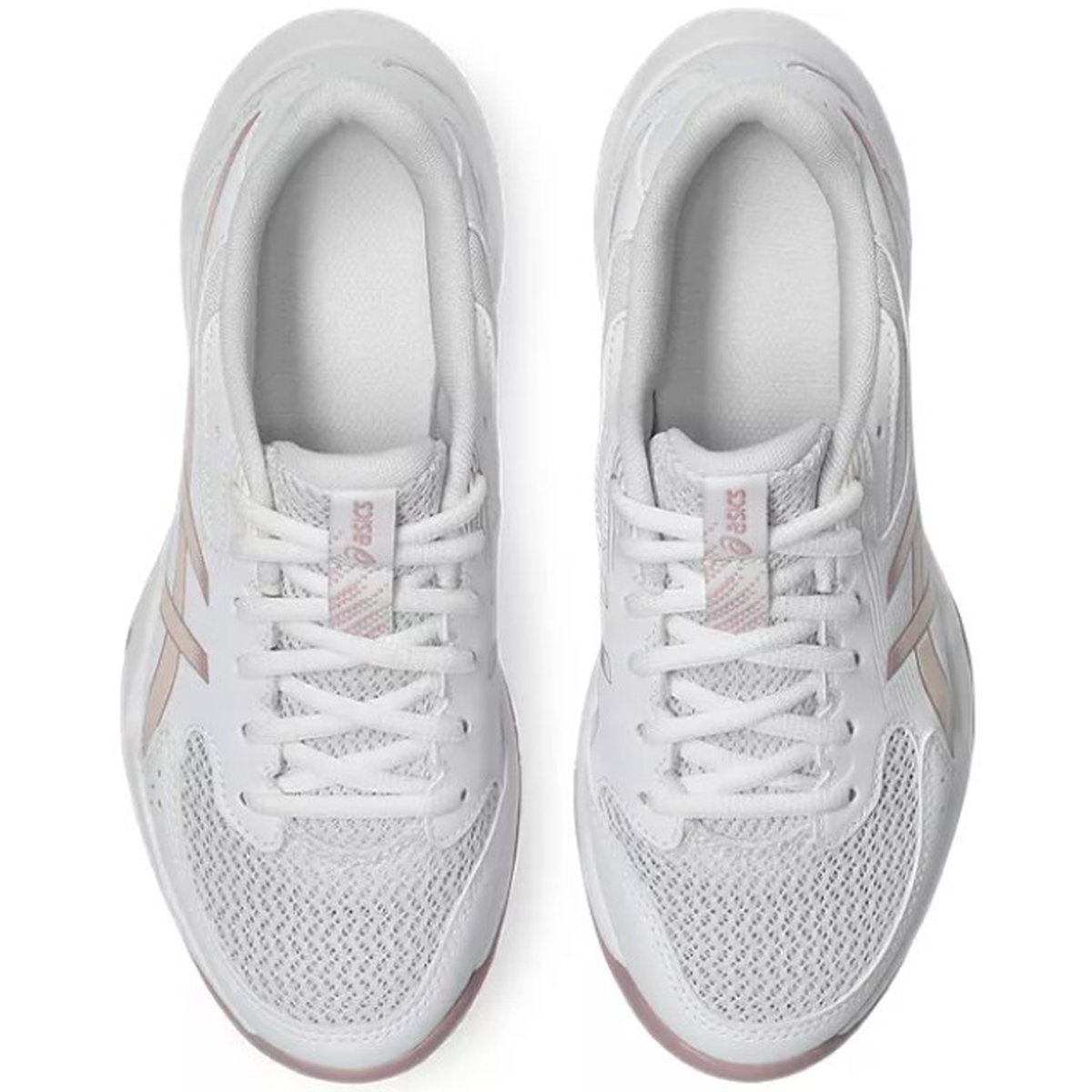 Asics Women's Rocket 12 Volleyball Shoes (White/Pearl Pink)
