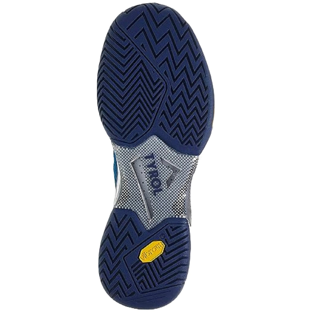 1100-BLNV Tyrol Men's Striker-V Pro Pickleball Shoes (Blue/Navy) - Sole