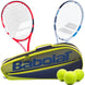 121210-4375-121206-425-751202-142-B-BNDL Babolat Boost Strike + Women’s Boost Drive Tennis Racquet Mixed Doubles Bundle with a Club Essential Bag and 3 Tennis Balls