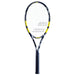 121222-142 Babolat Evoke 102 Strung Tennis Racquet (Black/Yellow)